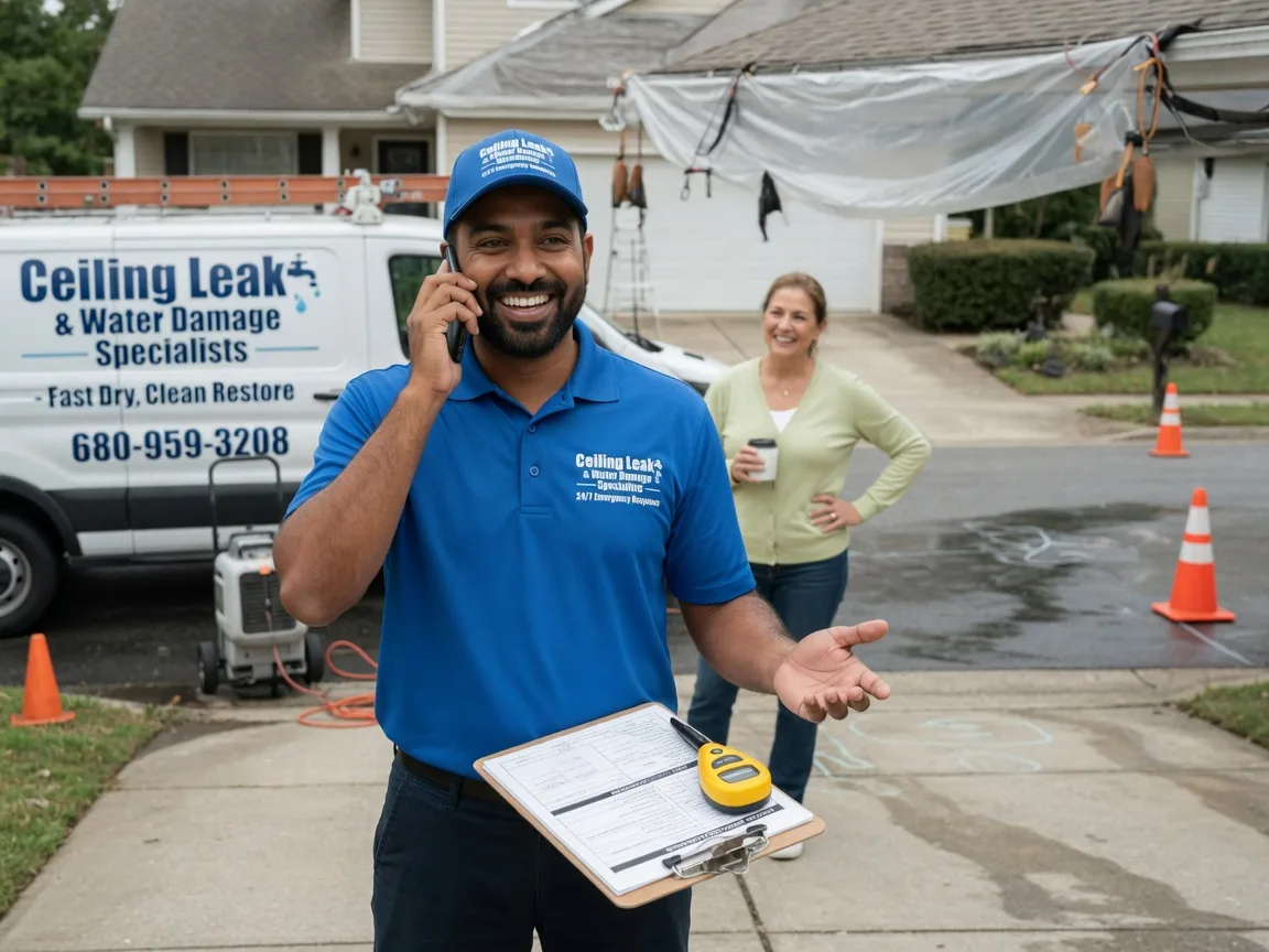 Ceiling Leak Cleanup Bassett, AR FAQs